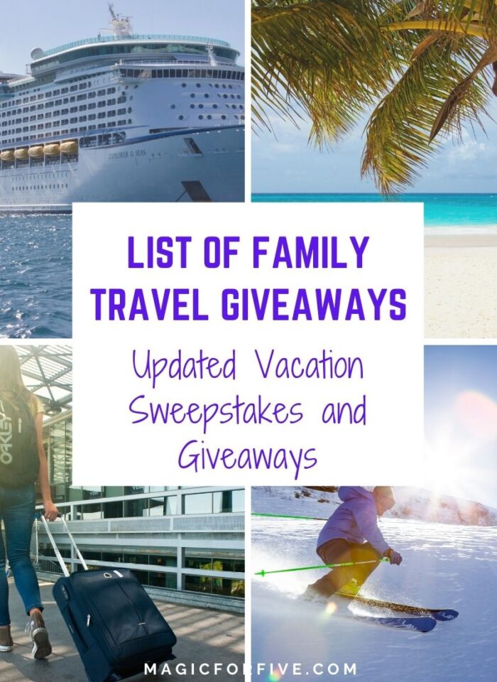 List of Family Travel Giveaways